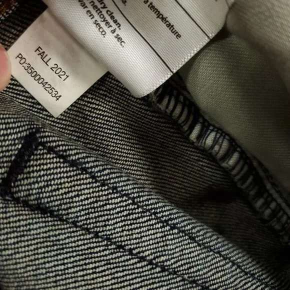 New Carhartt Jeans Womens 12 Rugged Flex Loose Fit Dark Blue 34x31 Denim BD2731 - Picture 13 of 15